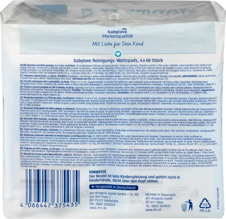 Cleaning cotton pads 4x60 pcs (240 pcs) - Image 3