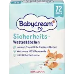 Safety cotton swabs (72 pcs)