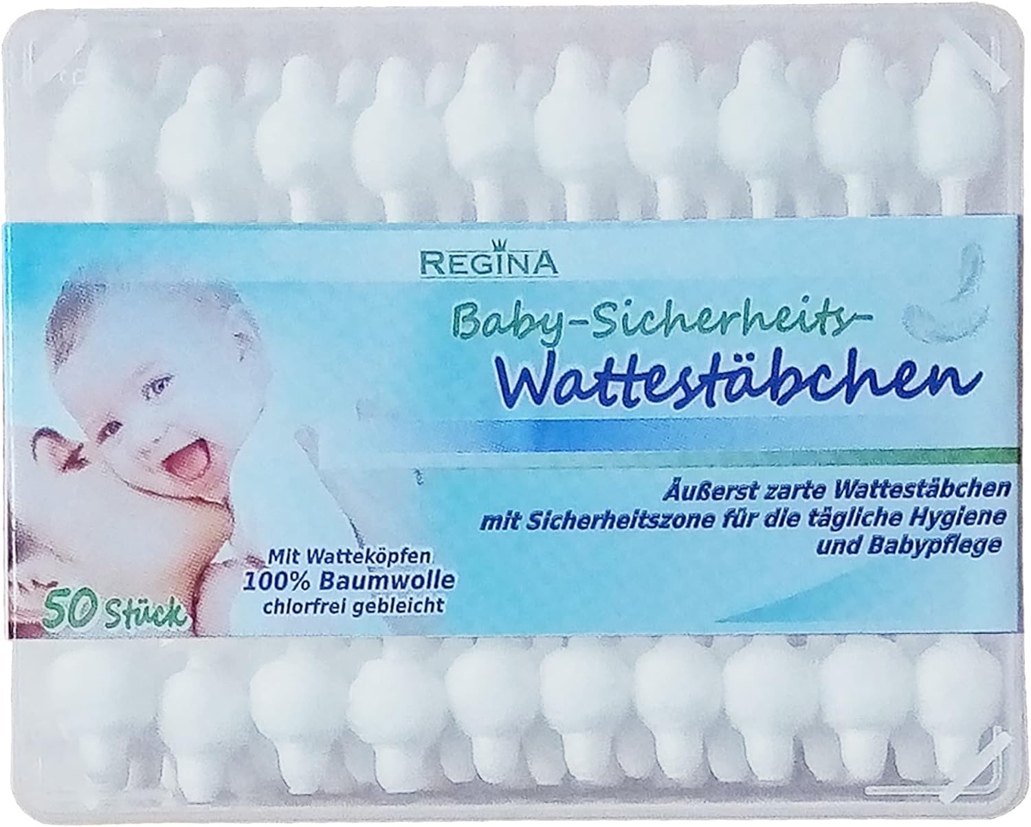 50x BABY SAFETY COTTON STICKS Cotton Ear Sticks Ear Sticks Ear Cleaner Cleaner Care 18 - Image 3