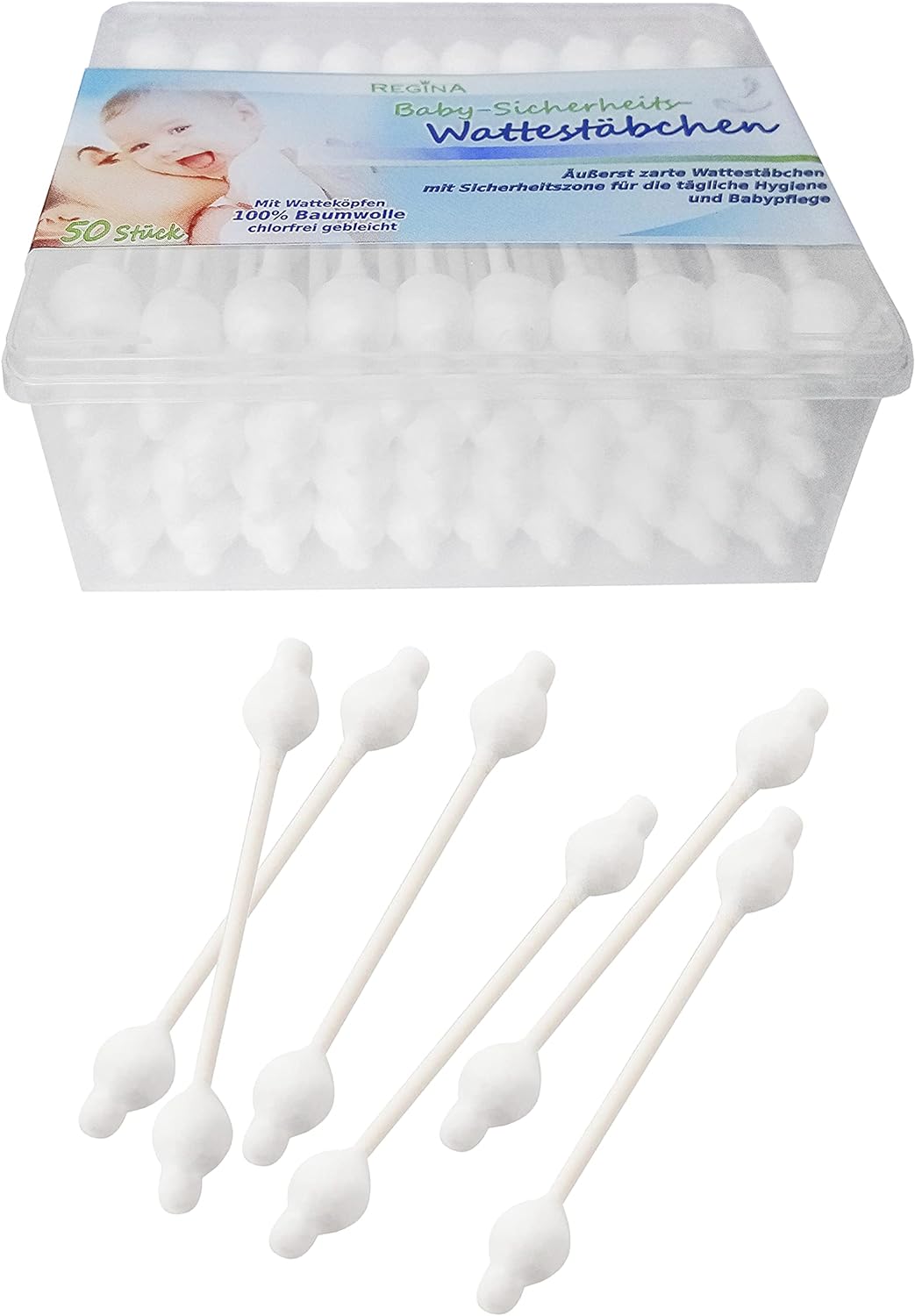 50x BABY SAFETY COTTON STICKS Cotton Ear Sticks Ear Sticks Ear Cleaner Cleaner Care 18 - Image 4